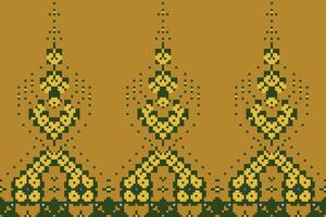 ornamento Arábica loseta gente con patrones bordado, azteca geométrico ornamento impresión. diseño para alfombra, fondo de pantalla, ropa, envase, tela vector
