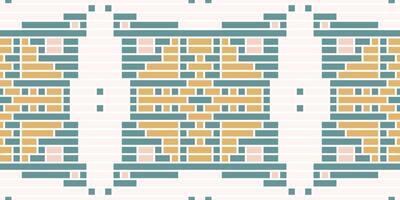 Nordic Ethnic Geometric Patternfolk Embroidery, Aztec Geometric Ornament Print. Design for Carpet, Wallpaper, Clothing, Wrapping, Fabric vector