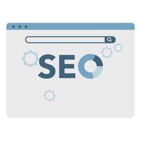 SEO search engine optimization concept vector