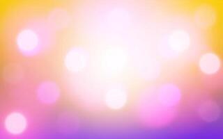 Pastel Bokeh Lights in Gradient Colors, Abstract Soft Background with Dreamy Glow, Background decoration vector