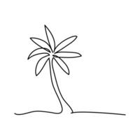 Palm Tree Icon Logo Design vector