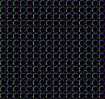 Seamless texture in the form of a bright abstract multi-colored pattern on a black background vector