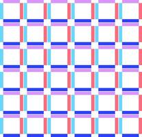Seamless multicolored geometric checkered pattern on a white background vector