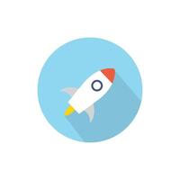 Rocket icon template vector