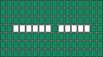 Game Show Board with Tiles vector