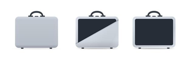 Briefcase Design Variations with Layers Set vector