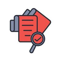 audit icon. .Editable. stroke.linear style sign for use web design,logo.Symbol illustration. vector
