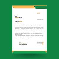 Creative business in abstract design template. Creative and Professional business letterhead design template. vector