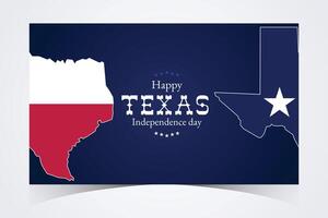 Texas Independence Day celebration with red and white texas state flag elements, stars, and festive design for patriotic event vector