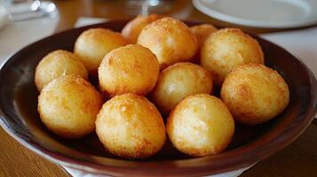 A bowl of fried potatoes photo