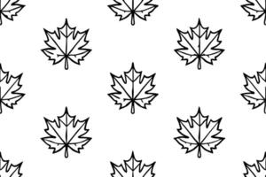 Minimalist maple leaf patterns in monochrome and color, perfect for nature inspired backgrounds and Canadian heritage designs vector