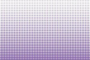 simple abstract violet color big to small polka dot half tone pattern that can be used as a background or texture vector