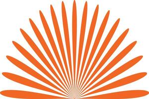 simple abstract orange color simple line pattern that can be used as a background or texture vector