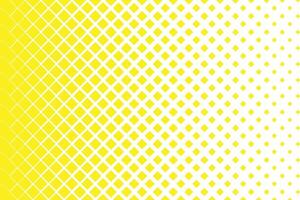 simple abstract yellow color square big to small half tone pattern that can be used as a background or texture vector