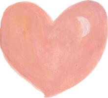 a pink heart with a white background vector