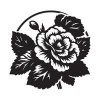 Download Begonia Silhouette Illustrations for Custom Art Projects vector