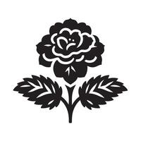 Versatile Begonia Silhouette Illustrations for Logo and Branding Design vector