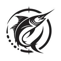 Premium Swordfish Silhouette Illustrations for High-End Graphic Design vector