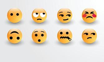 Sad emoji face flat style icon design vector