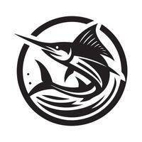 Swordfish Silhouettes for Custom Illustrations and Graphic Design Needs vector