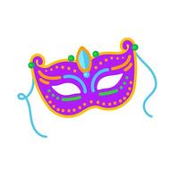 Carnival mask icon on white background for your web and mobile app design, Carnival mask logo concept vector