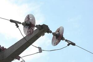 Part of power supply line. photo