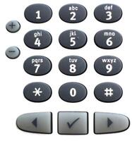 Numpad of a telephone with some additional buttons. photo