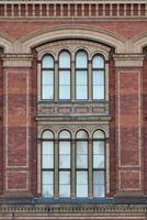 Magnificient window from a big old official building. photo