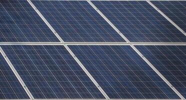 Solar panel usable as background. photo