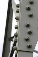 Metal frame of high voltage line photo