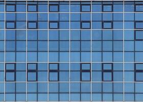 Glass front of a modern building photo