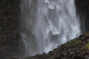 Njupeskaeret, the highest waterfall of Sweden, is located in the Fulufjaellet National Park in Dalarna photo