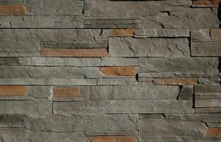 Brick texture with different colors, shapes and styles. photo