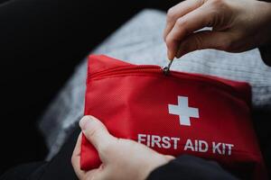 An Essential First Aid Kit is crucial for handling Emergency Situations, ensuring that help is always Ready and Easily Accessible photo