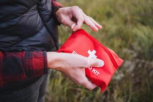 An Essential First Aid Kit is absolutely crucial for anyone participating in outdoor adventures and is essential for effective emergency preparedness photo