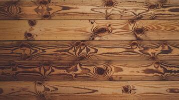 Natural Wooden Plank Pattern with Detailed Grain Texture and Rustic Brown Finish Background photo