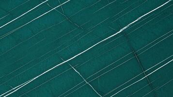 Closeup of Dark Green Cracked Textured Surface with Fine White Lines and Subtle Patterns photo
