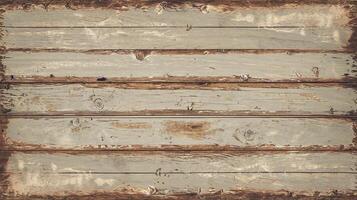 Rustic Weathered Wooden Panel Background With Distressed Texture and Natural Wood Grain Pattern photo