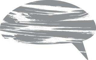Artistic Speech Bubble Graphic Illustration vector