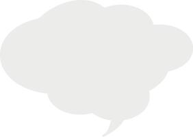 empty speech bubble vector