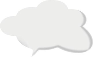 The speech bubble is design vector