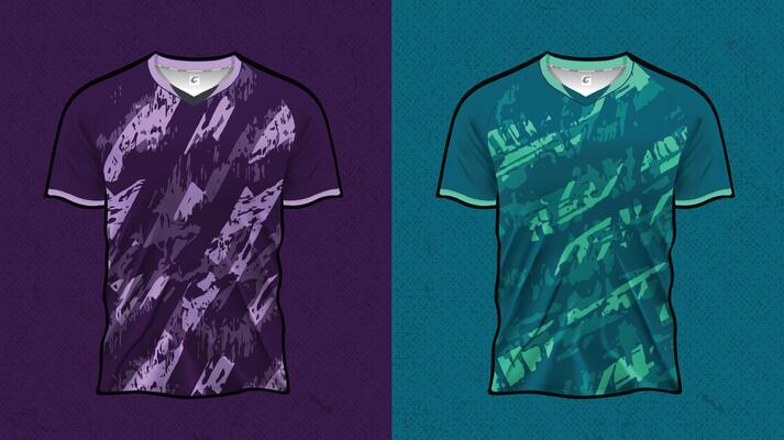 Modern Soccer Jersey Template for Custom Sportswear