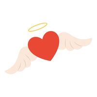 Whimsical Valentines Day Symbols and Message vector
