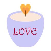 Valentines Day Illustrations with Love-Themed Element vector