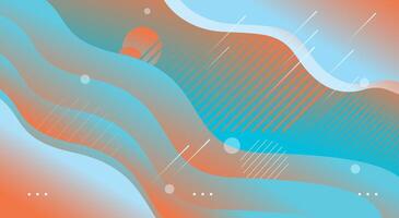 Colorful background with abstract shapes vector