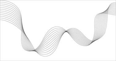 Abstract digital background with dynamic wave lines blend. Modern technology concept. illustration for banner, poster, cover design. vector
