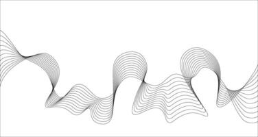 Futuristic technology concept with smooth lines and curves. Wave blend lines. abstract illustration for digital art, web design . vector