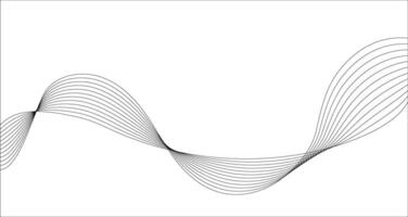 Futuristic geometric shapes of blend wave lines in abstract composition. illustration. Modern design for digital art, web banners, covers. vector