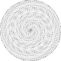 Radial, radiating lines element. Circular, concentric lines illustration vector