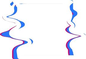 Abstract design featuring flowing blue and purple lines creating a dynamic and visually engaging composition against a clean white backdrop, perfect for modern and contemporary projects vector